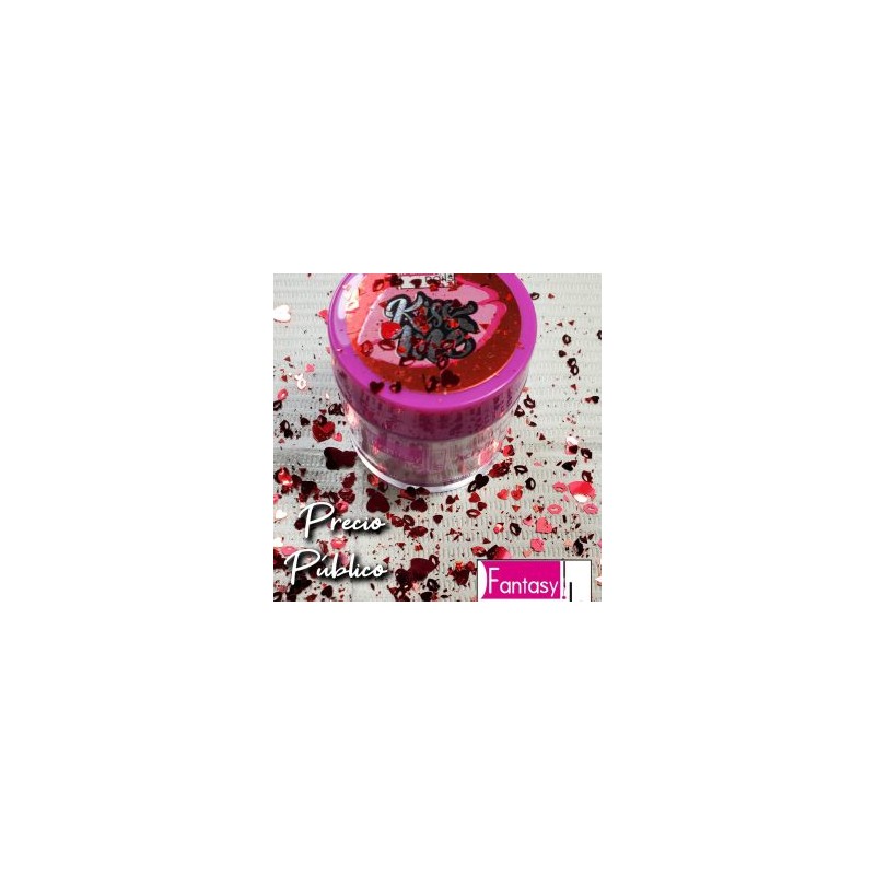 Acrilico Kiss me Rojo Fantasy nails