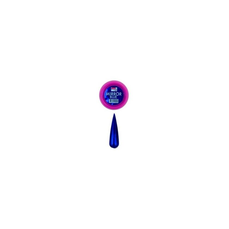 Efecto espejo Azul Fantasy nails